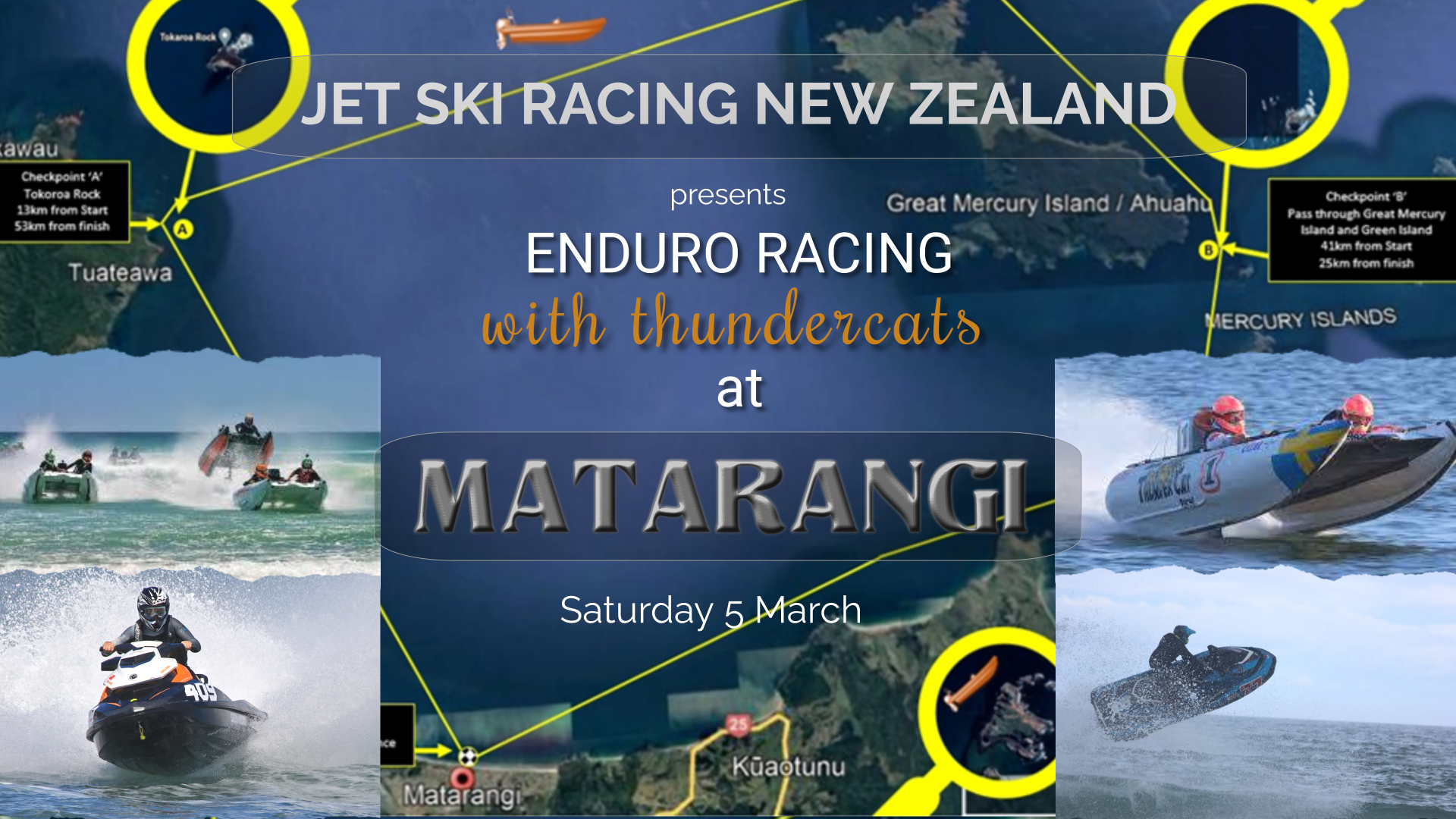 Jet Ski Racing at Matarangi